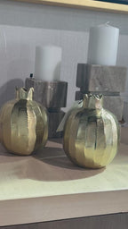 Brass Pomegranate Decorative Object