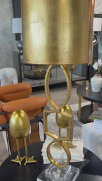 Egg Gold Sculpture set of 2