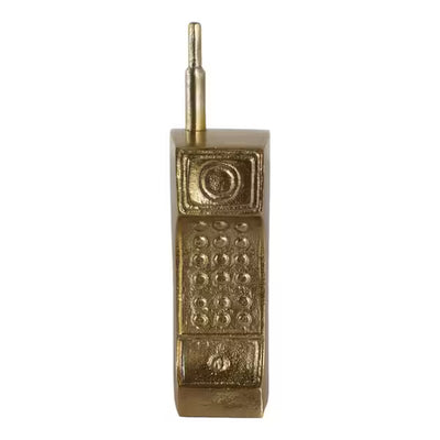 Gold Phone Figurine