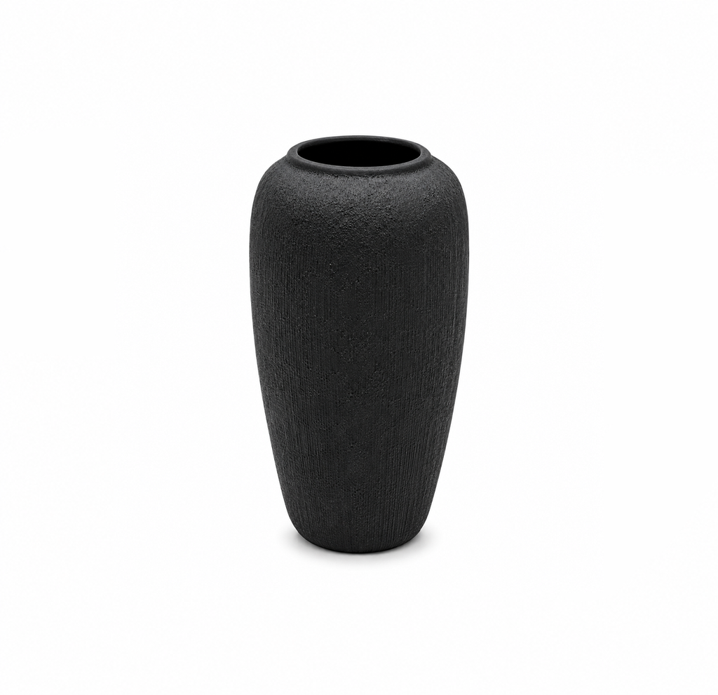 Noir Beaded Vase