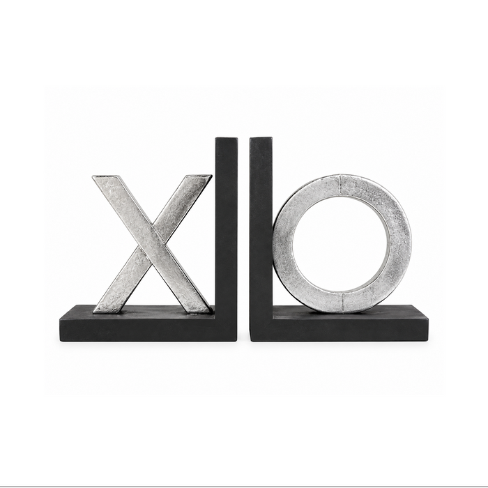 X and Bookends set of 2